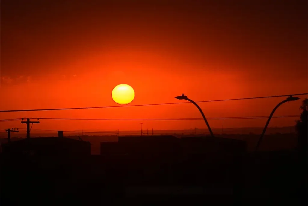 por do sol brasilia